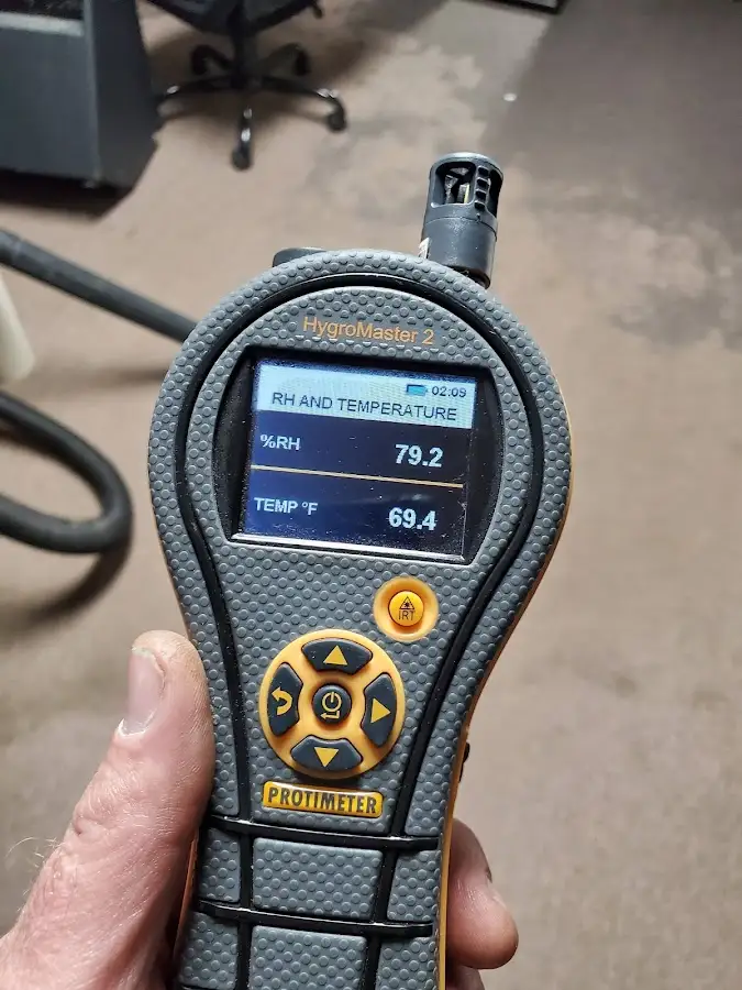 Moisture meter humidity assessment for Fire & Smoke Damage Restoration in Sandwich